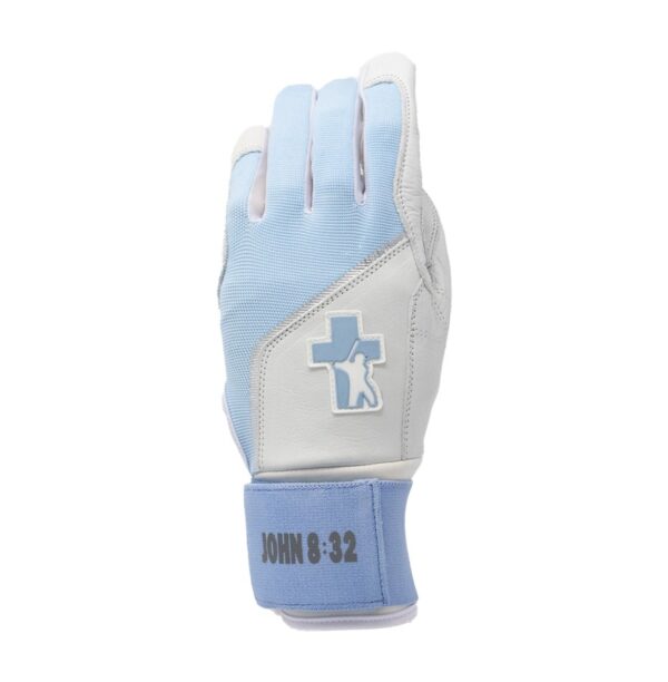 Baby Blue Baseball Truth Batting Gloves