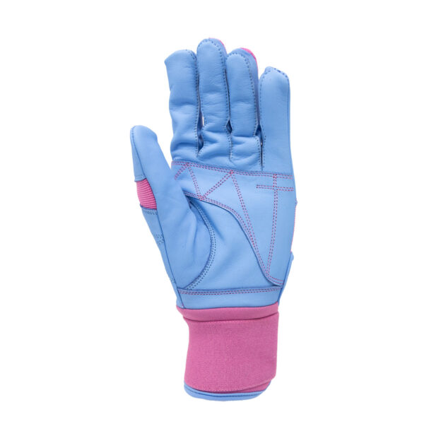 Pink and Blue Baseball Truth Batting GLoves
