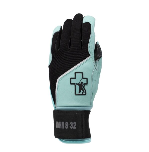 Liberty Green/Black Baseball Truth Batting Gloves - Image 4