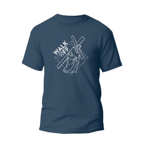 Baseball Truth Walk Off Navy Blue Tee Shirt